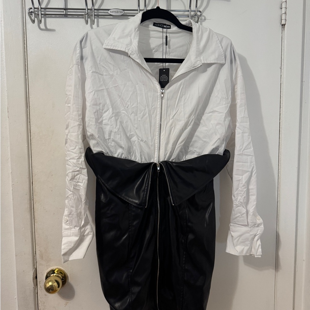 White and Black Women's Jacket by Akira